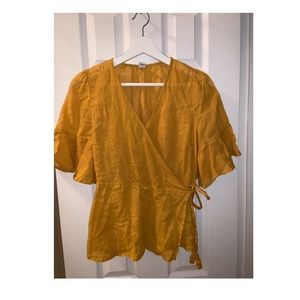 Women’s blouse side-tie